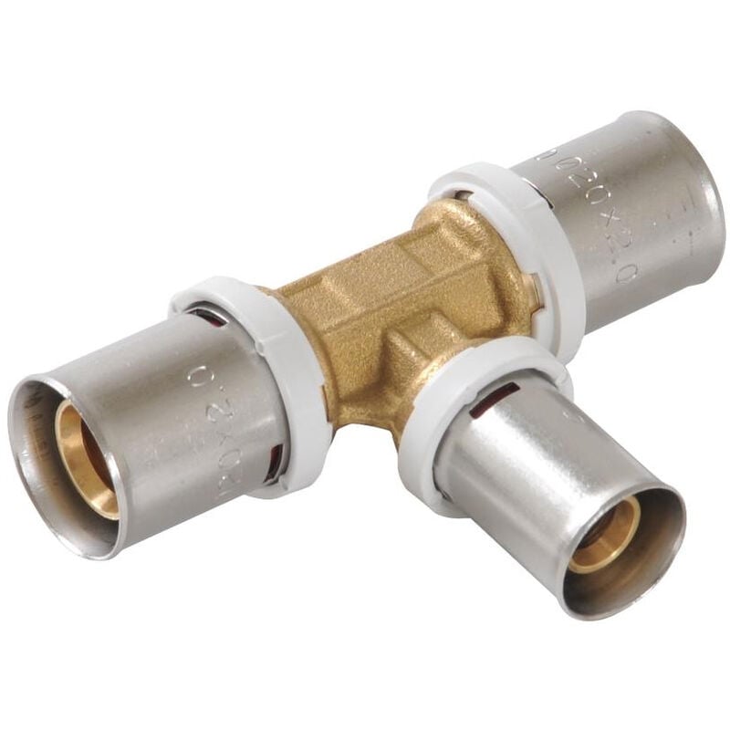 Nicoll - Raccord multicouche Té réduit à sertir fluxo Ø50-26-50