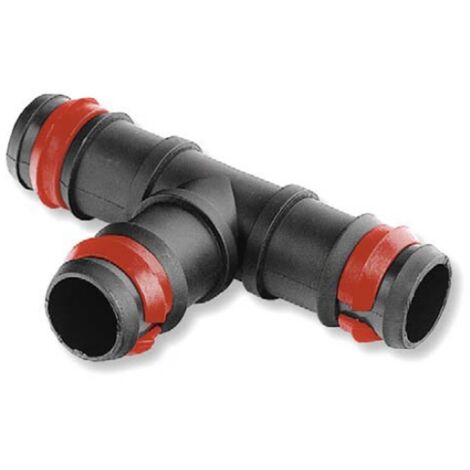 Te para tuberia de goteo 16 mm con anilla seguridad