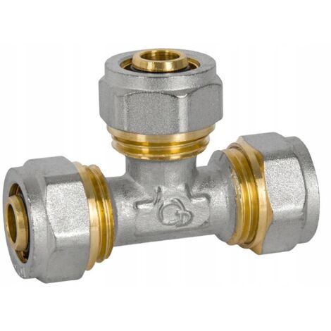 TÉ PEX TRENZADA 20X20X20 MM DIAMANTE