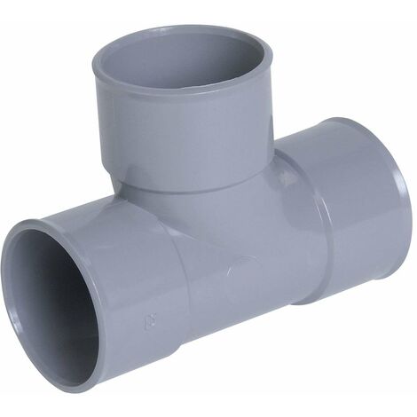 Té pied de biche 87°30 femelle femelle diamètre 32mm PVC raccord connecteur tube tuyau plomberie