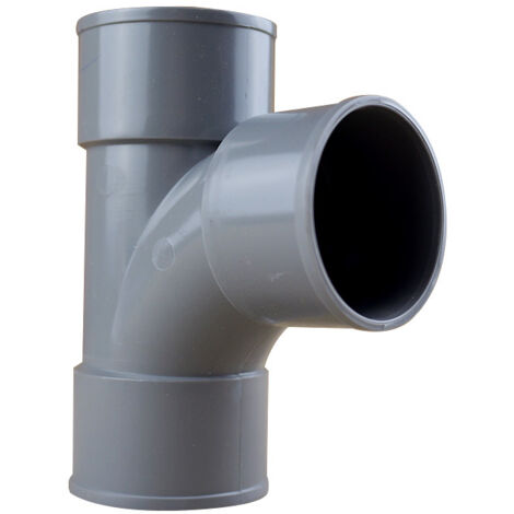 Té pied de biche PVC 87°30 Femelle Femelle Ø50 - First Plast