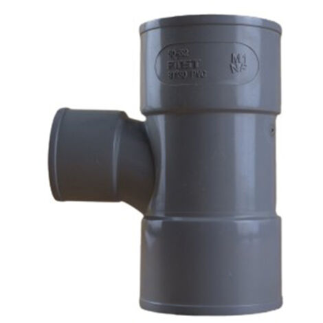 Té pied de biche réduit PVC 87°30 Femelle Femelle Ø50 réduit Femelle Ø32 - First Plast