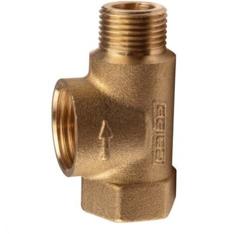 Watts – Robinet de machine à laver – Piquage laiton Mâle 3/8'' – Femelle 1/2'' et 3/8'' – Connexion fiable pour plomberie