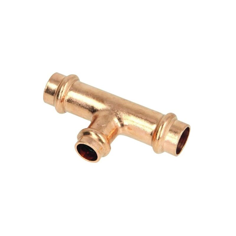 Viega - Té cuivre à sertir 2418R - 35 mm - 28 mm - 28 mm