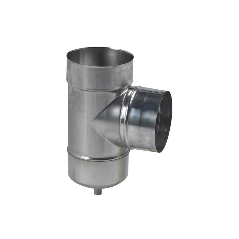 Te de tubage I304 dble emboitement 180/186