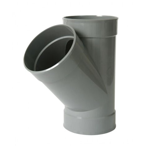 Té PVC 45 degré FF 200