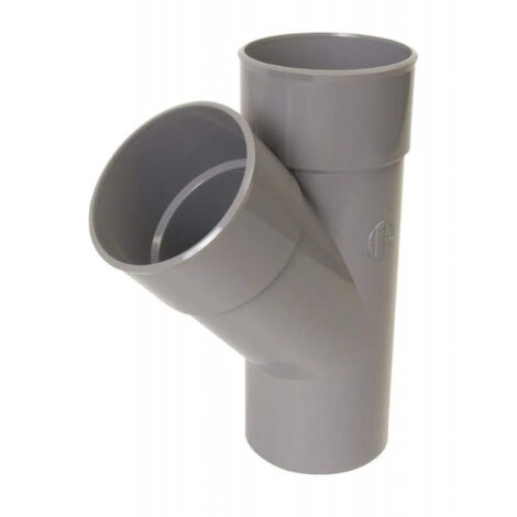 Té PVC 45 degré réduit MF 110/100/110