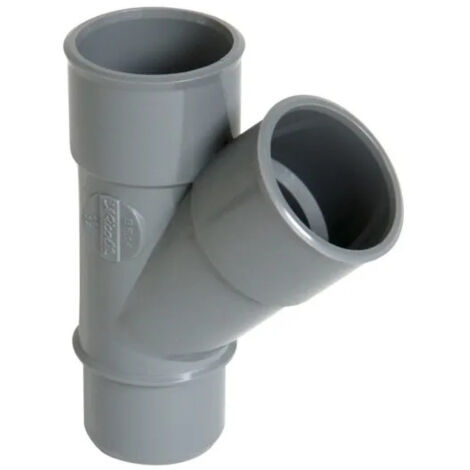 Té PVC 45 degré réduit MF 200/100/200