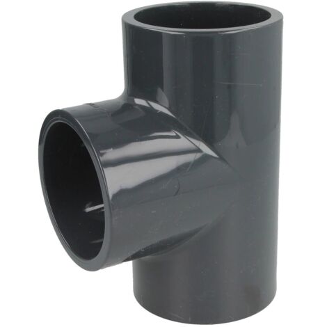 Té PVC 90° 63 x 63 x 63 mm manchon adhésif