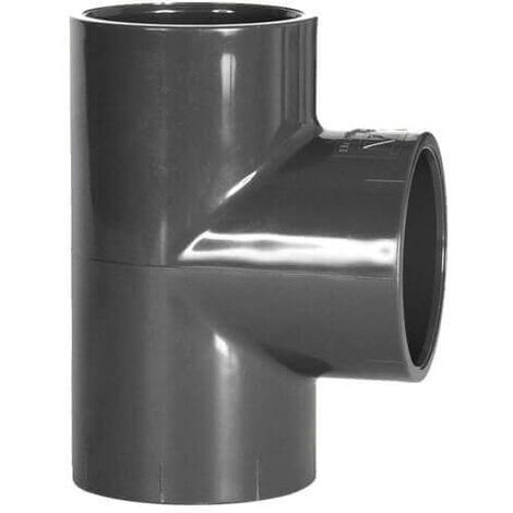 Té PVC 90° à coller Ø 50 mm