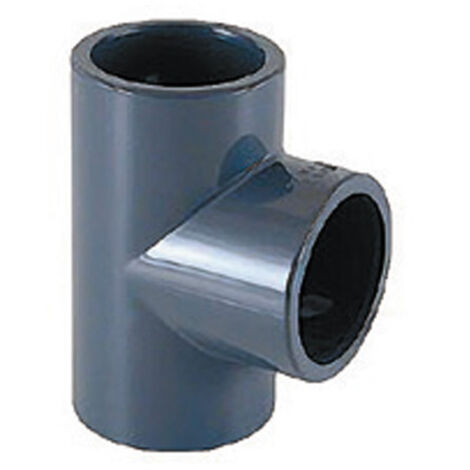 Té PVC à 90° à coller Ø 63 mm