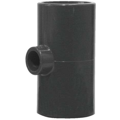 Té PVC pression 90ø FFF 50x40x50