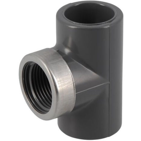Té PVC pression à coller Ø25 femelle 20-27