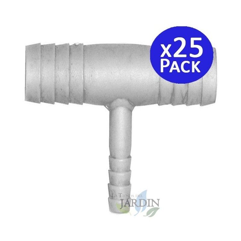 

Suinga - Te reducida 10mm a 7mm para tubería flexible. 25 unidades