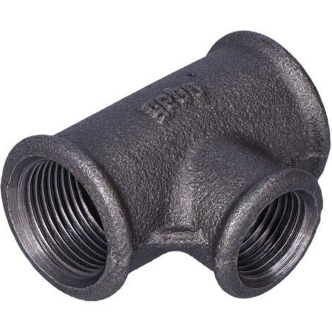 Te reductora hembra 3/4X1/2X3/4" negra B1, NR25, NR 130R
