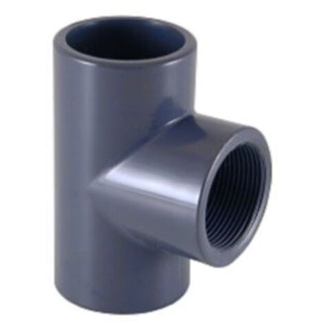 Té réduit à coller 32mm à visser femelle 3/4"