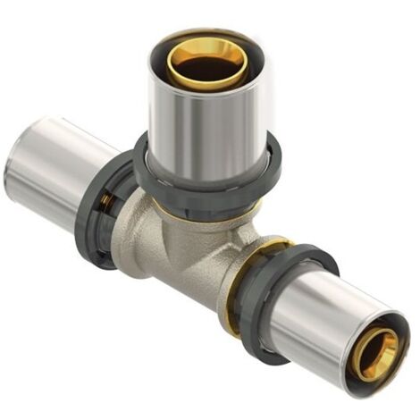 Té réduit EASYTEC LBP à sertir diamètre 32 x 20 x 32 mm - FINIMETAL