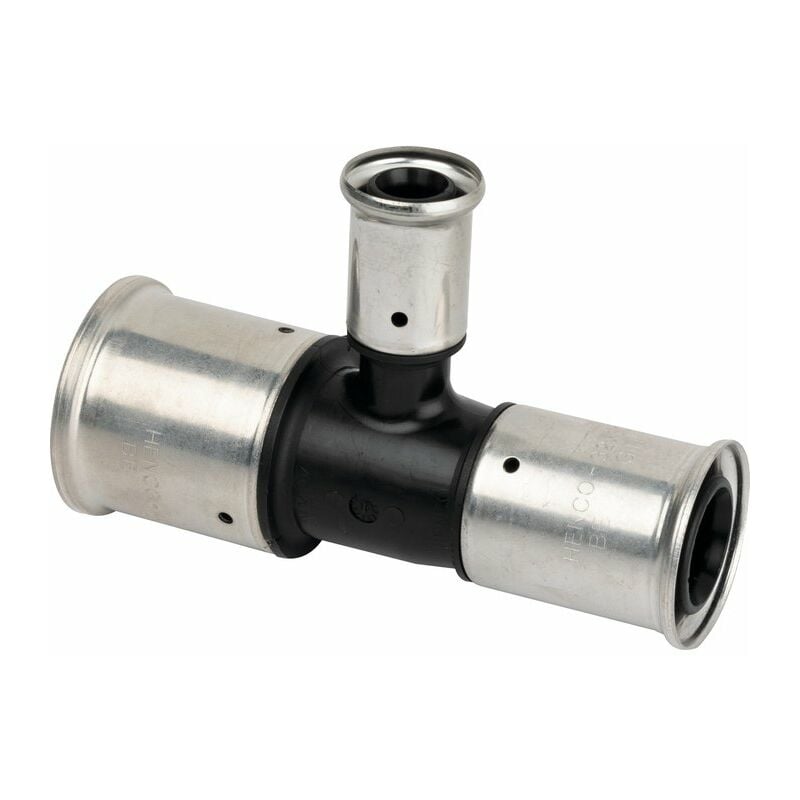 Henco - Té inégal multicouche à sertir Diamètre 50 - 32 - 40 mm