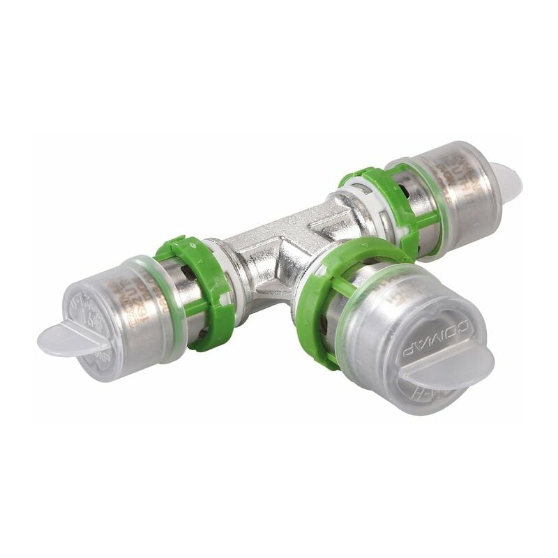 Té inégal laiton multicouche à sertir Comap Diamètre 32 - 26 - 32 mm