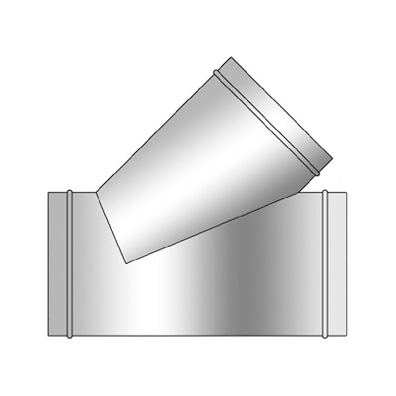 

Mundoclima - Te simple 45º Chapa Galvanizada Conductos de Ventilación Ø250