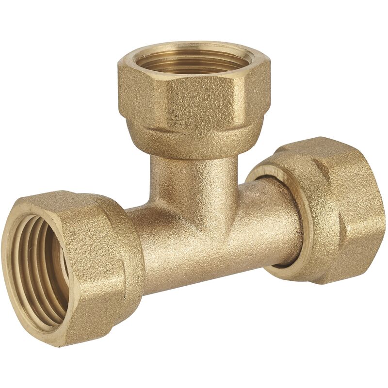 

TE triple hembra tuerca loca HG1/2'