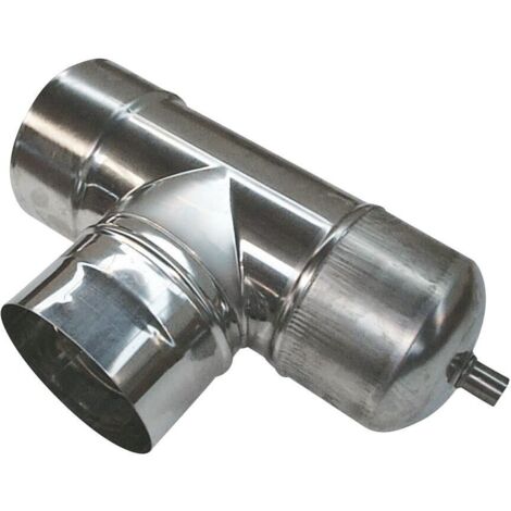 Te tubage 90° inox stl +purge140 piq 130m