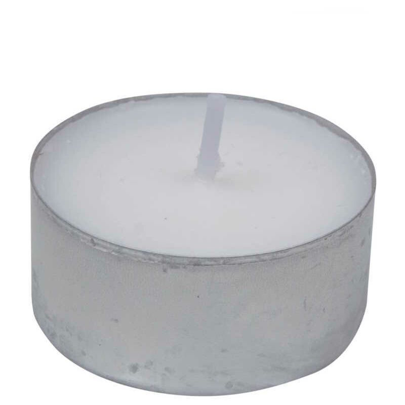 Image of Ferramenta1.com - Tea light candele candeline made in italy 38x15mm 4h 25 pzbianca