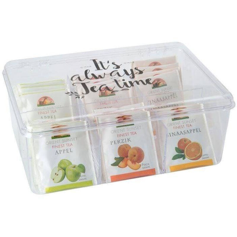 Ehs - Tea Storage Box With 6 Compartments - Airtight And Flavor Preservation 4143308 4143308