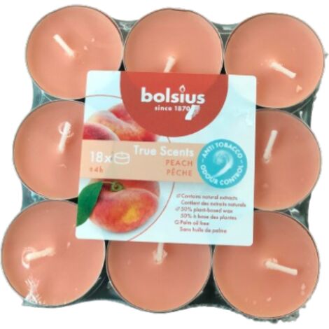Tealight 18pz 4H peach Bolsius