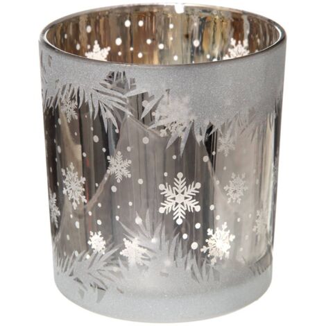 Tealight Glass Cylinder 2 Impreso D 7 cm - Atmosphera créateur d'intérieur
