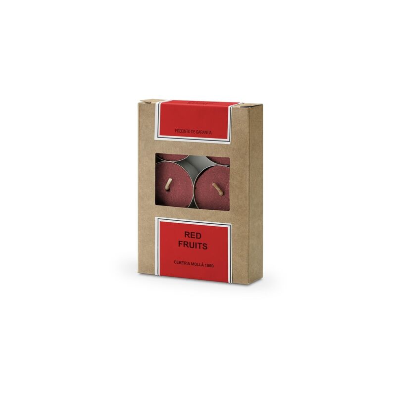 

Tealight perfumada 4 horas Frutos rojos (pack 6)