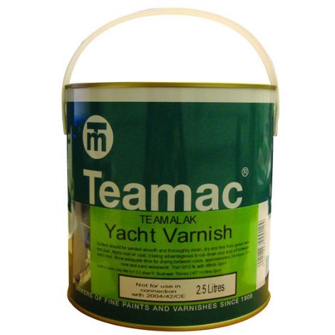Teamac Clear Yacht Varnish (select size)
