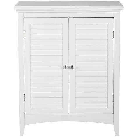 Teamson Home Mobile O Unit In Piedi Da Bagno In Legno Bianco ELG-585