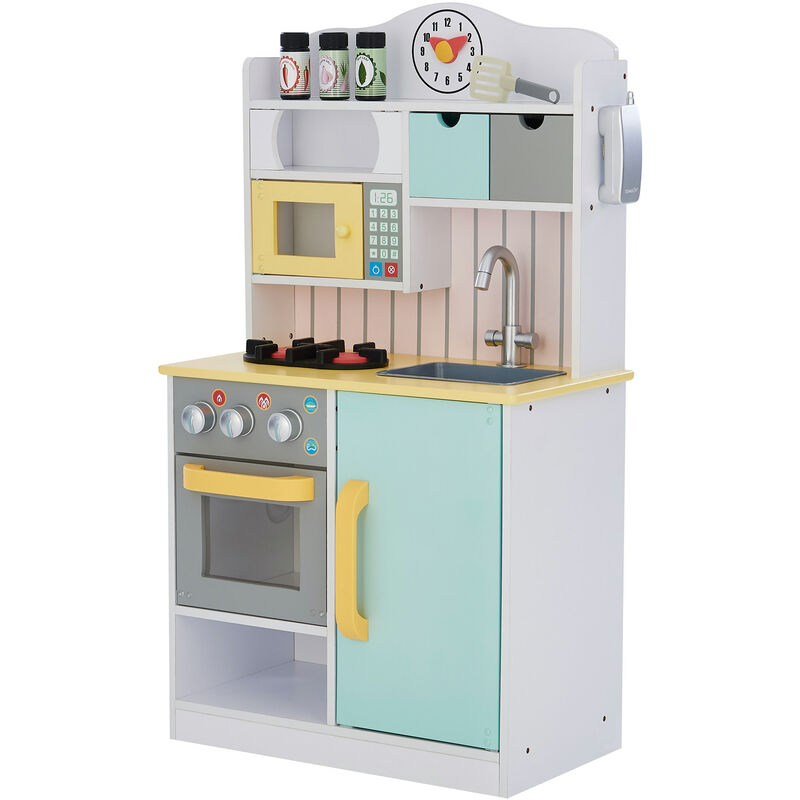 Florence Cucina per bambini Cucina in legno con 5 accessori per ragazzi e ragazze VEN-TD-11708AR - Multicolore - Teamson Kids