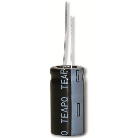 TEAPO Alu-Elko 2.200µF, 16V, radial, RM 5, KSH228M016S1A5L20K