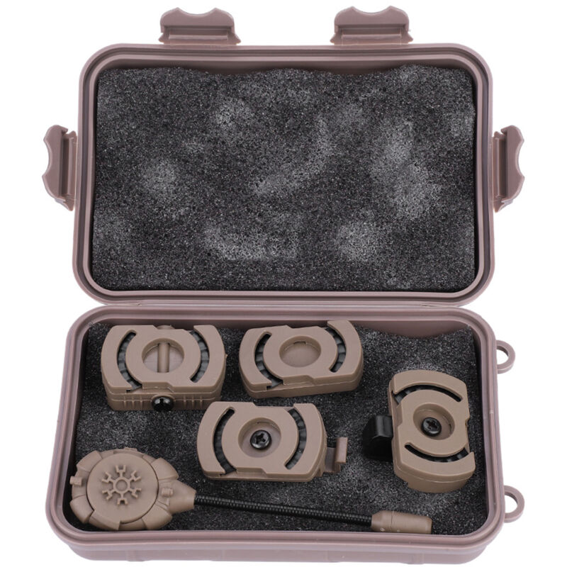 Tec Mpls 1led Casque Light Illumination Tool pour les militaires de chasse en plein air (couleur de sable)