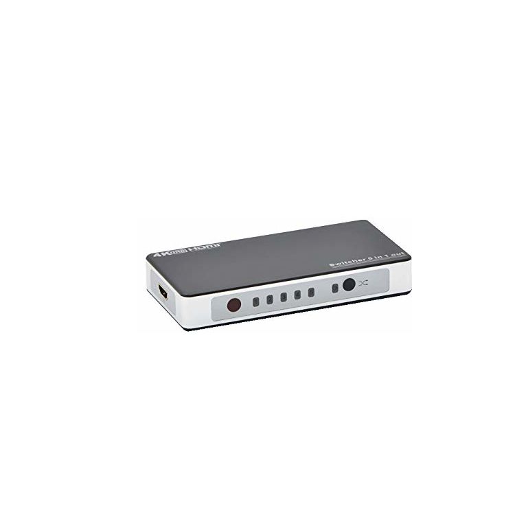 

HDMISW5 Conmutador HDMI 5 entradas 1 Salida, MD, Ultra HD 4K, 2K y 3D - Tecatel