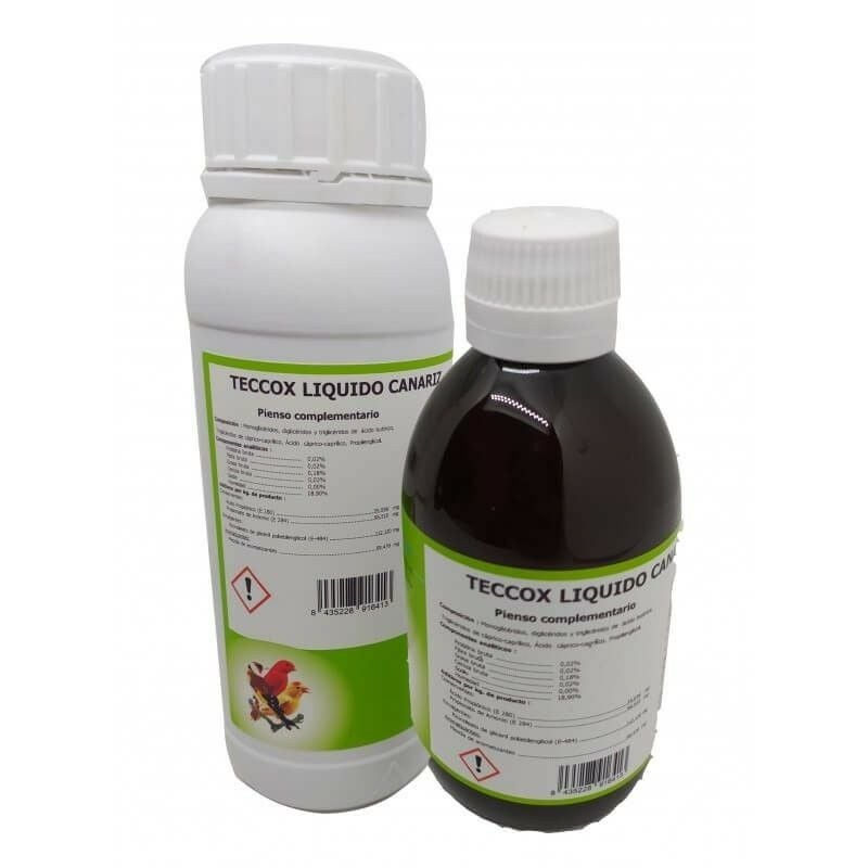 

TECCOX anticodicios natural líquido, para aves, 500 ML - Canariz