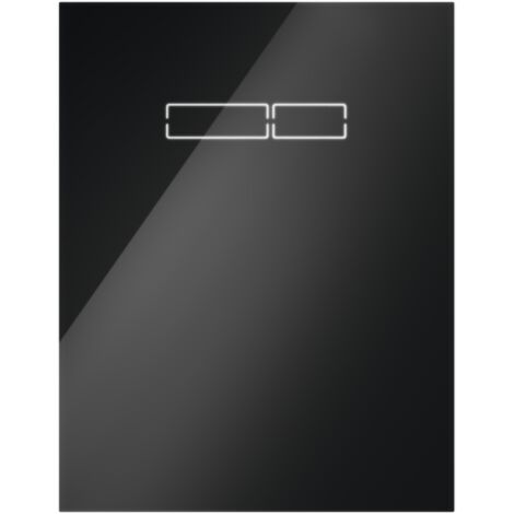 TECE Betätigungsplatte TECElux 9650003 Glas schwarz, sen-Touch Elektronik