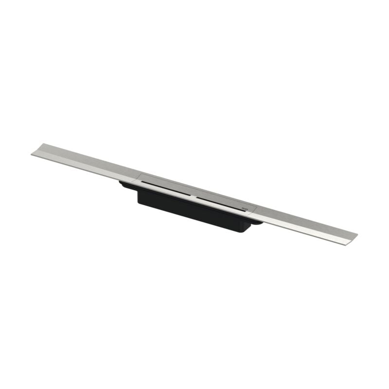 TECE caniveau de douche 671600 largeur 55 mm, 1600 mm, brossé
