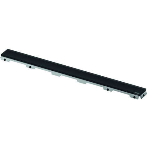 Tece drainline Glasabdeckung 1200mm, Schwarz satiniert