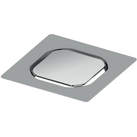Tece drainpoint S Rostrahmen 100x100mm inklusive Fliesenträger rahmenlos, Edelstahl