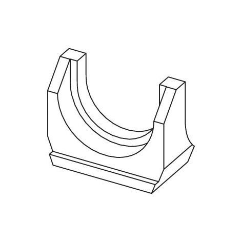 Tece flex PMA 40 63 Pressgabel 40mm Druckhülse