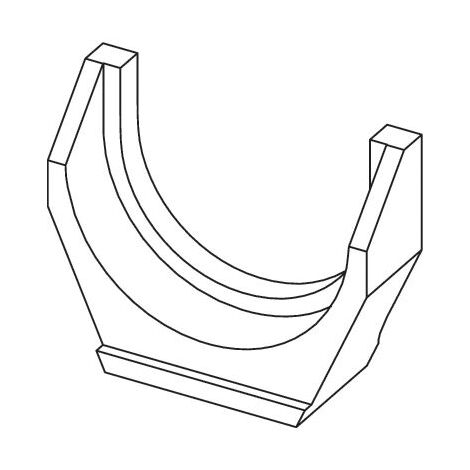 Tece flex PMA 40 63 Pressgabel 63mm Druckhülse
