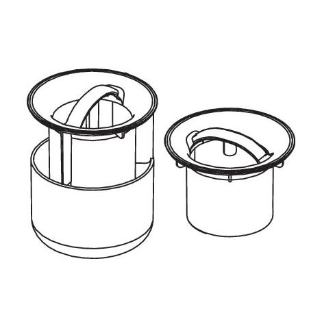 Tece Geruchsverschluss-Set Tece drainpoint S für Abläufe DN100
