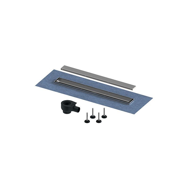 Kit de caniveau de douche linus 15150070 longueur 700 mm, plat, 2 po 2000 - Tece