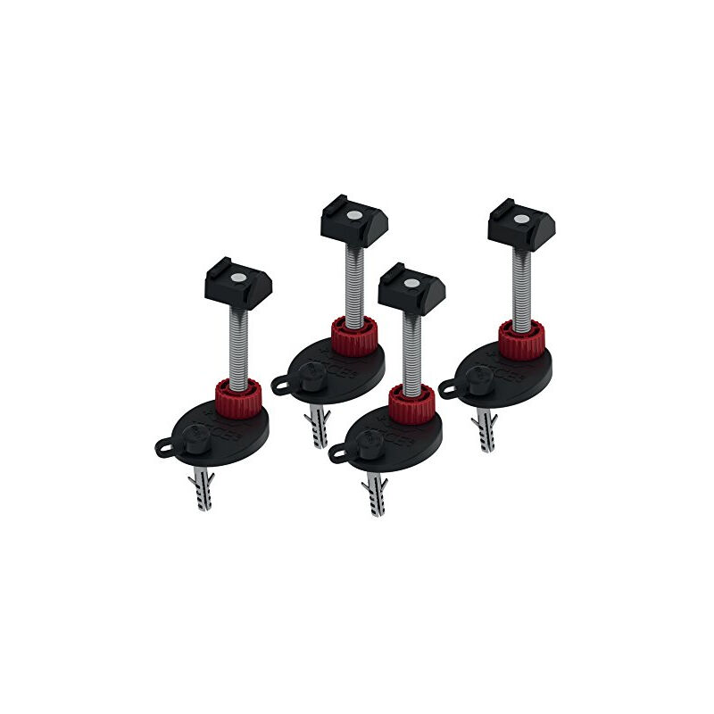 Tece - 1 x drain plat (bec rotatif à 360° montage sur le corps de la gouttière), noir