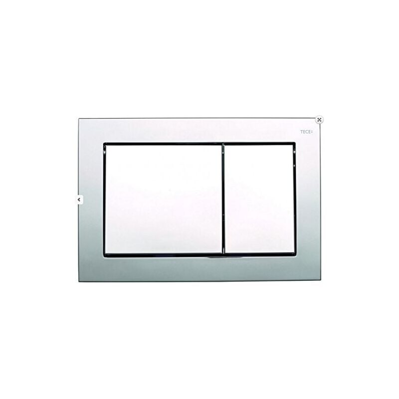 Tece 9.240.800 Plaque De Déclenchement Wc Base, Deux Quantité Technique, 1 Pièce Chrome Brillant, 9.240.701