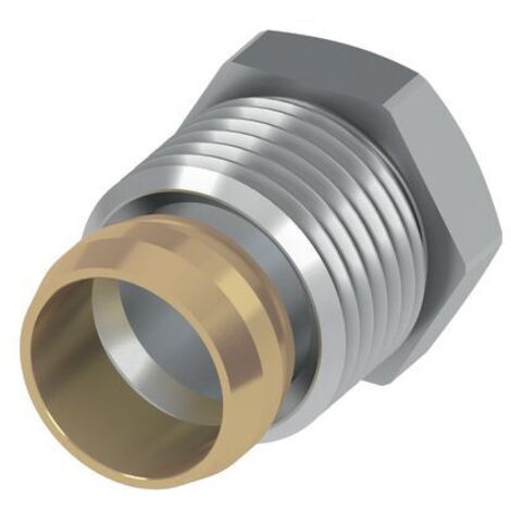 TECE Quetschverschraubung, Dim. 15x Außengewinde 1/2" AG, 717501