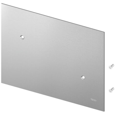 TECE Tecebox placca cieca cassetta 8 cm con viti acciaio spazzolato codice prod: 9240992